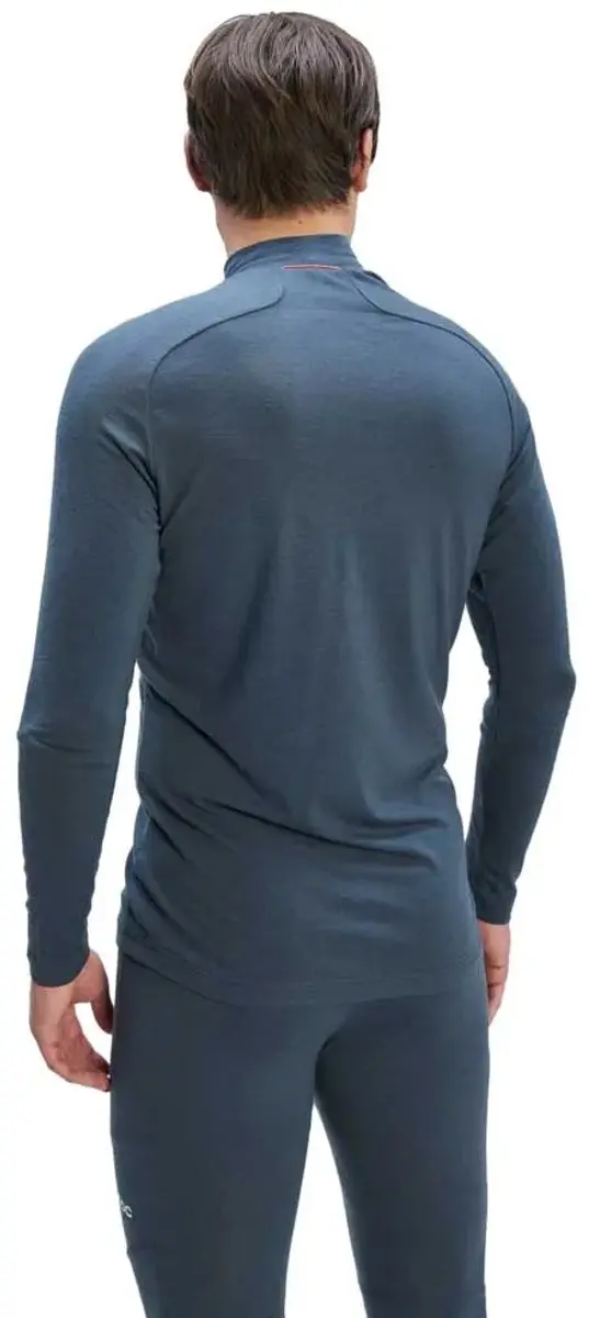POC Merino Mock Neck Basislaag - L - Sylvanite Grey