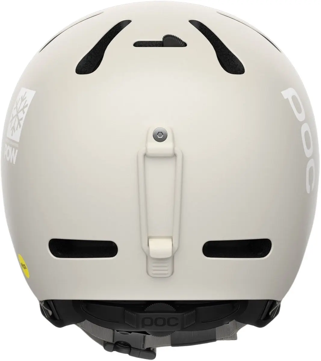 POC Fornix MIPS POW JJ Skihelm L/XL - Lichtgrijs/Zwart