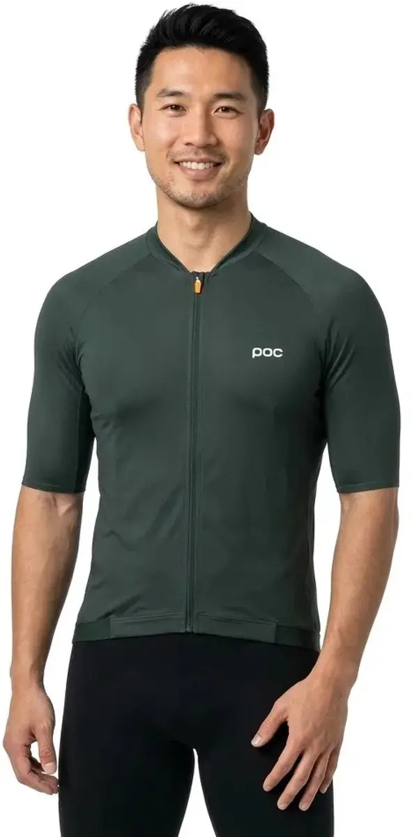 POC Pristine Korte Mouw Wielertrui - L - Pargasite Green