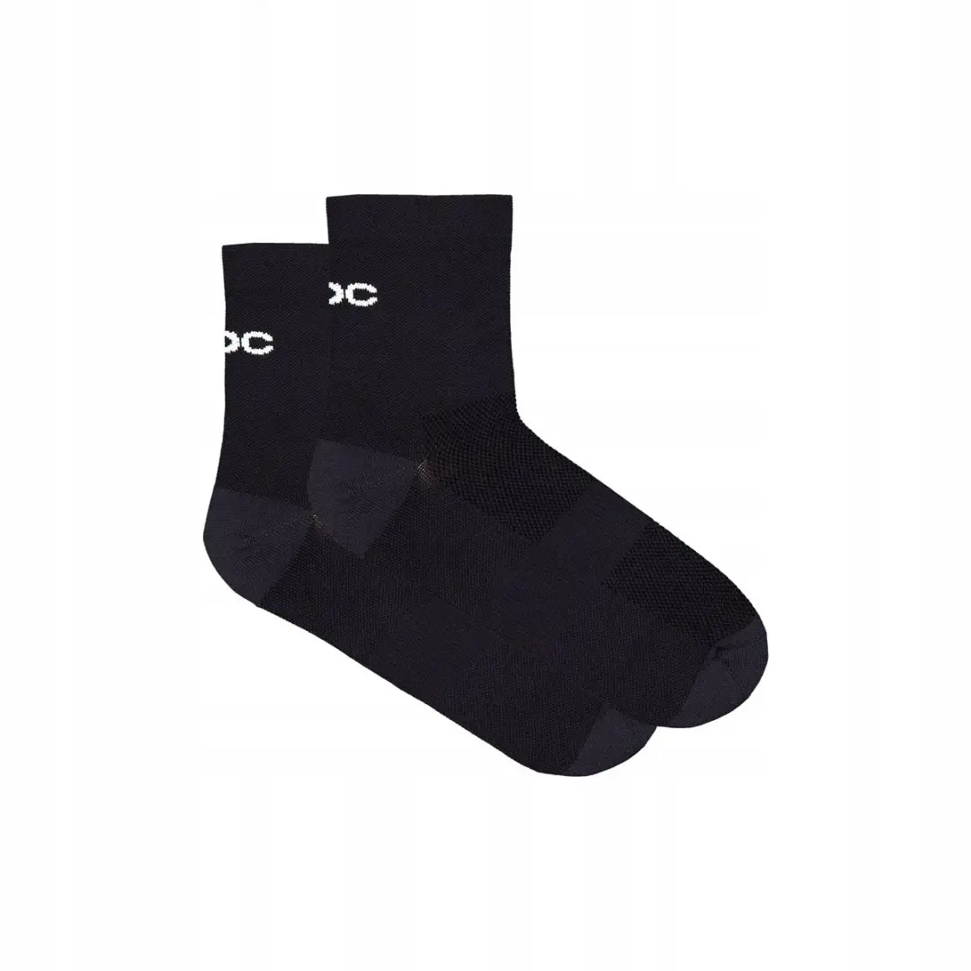POC Cadence Road Fiets Sokken Kort Uranium Black