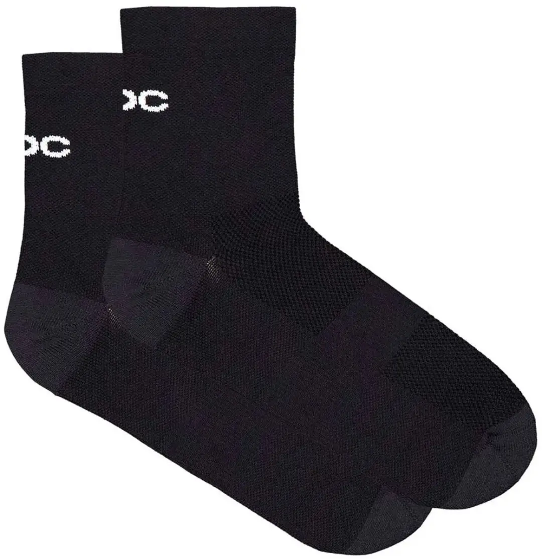 POC Cadence Road Fiets Sokken Kort Uranium Black