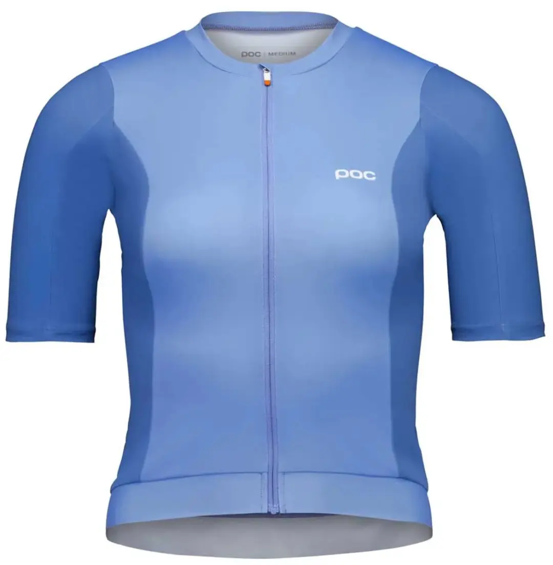 POC Cadence Korte Mouw Wielertrui - M - Bazzite Blue