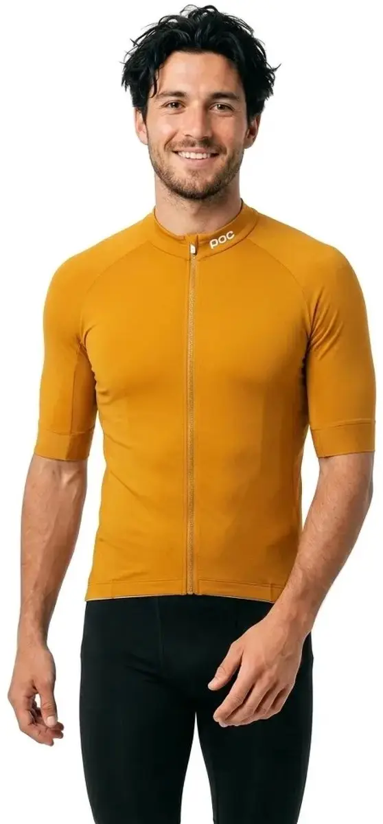 Poc Thermal Lite Korte Mouw Wielertrui Oranje M Man