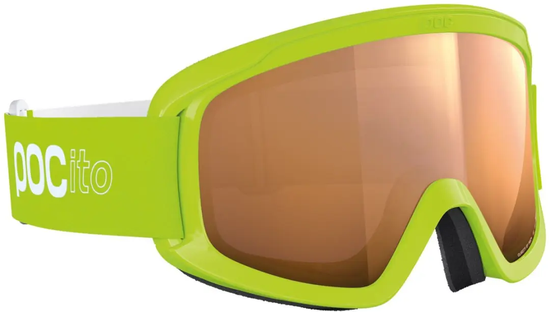 POCito Opsin Skibril Junior - Oranje Lens - Limegroen/Wit - afbeelding 6 van 6