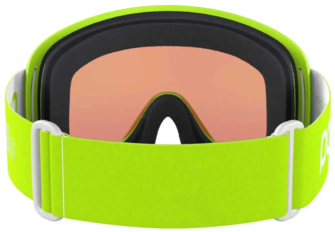 POCito Opsin Skibril Junior - Oranje Lens - Limegroen/Wit
