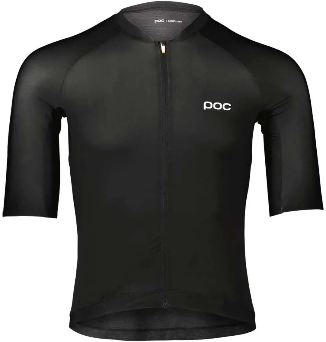 POC Pristine Korte Mouw Wielertrui - XL - Uranium Black
