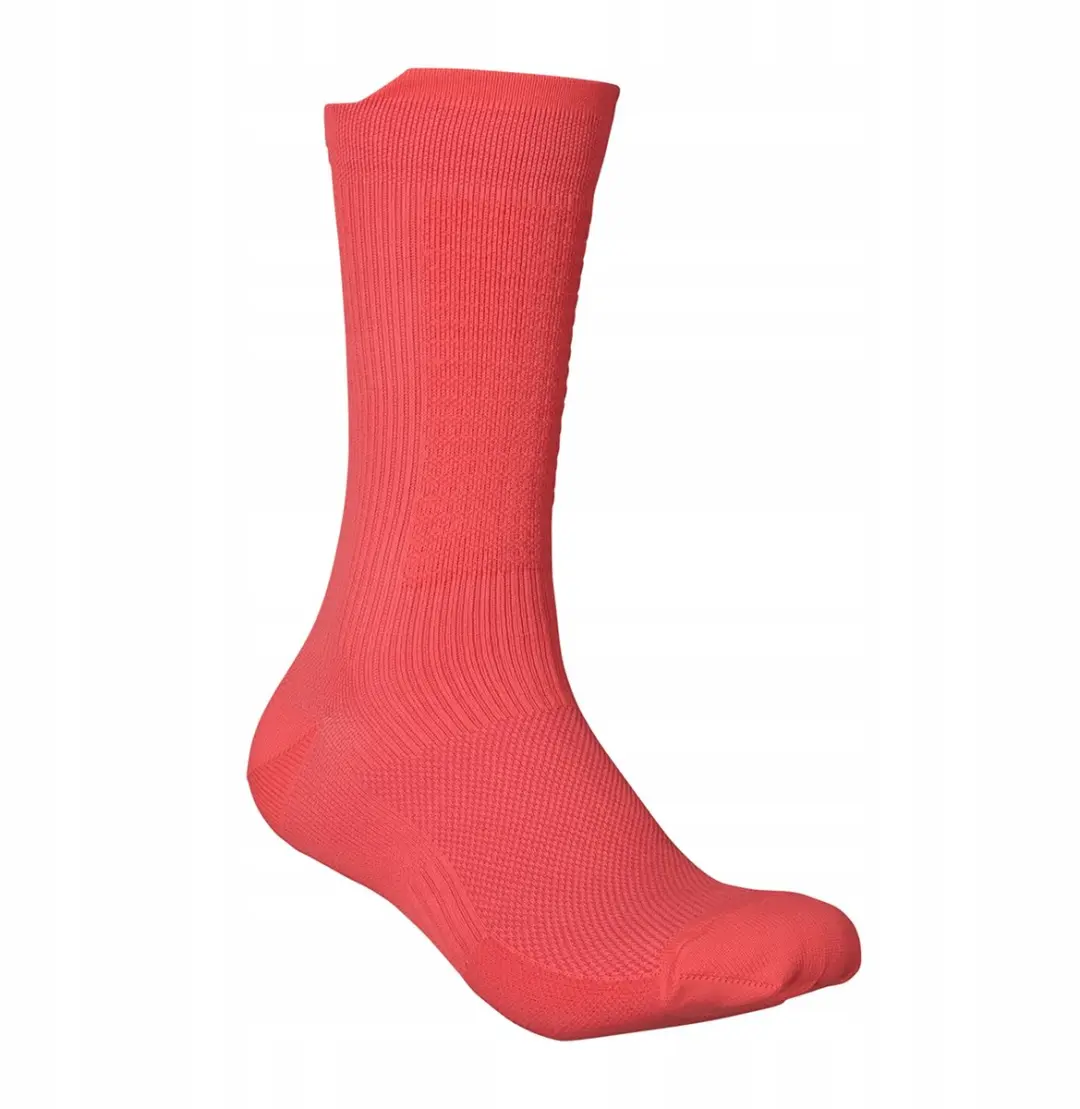 POC Lithe MTB Mid Fietssokken Rood Maat 40-42