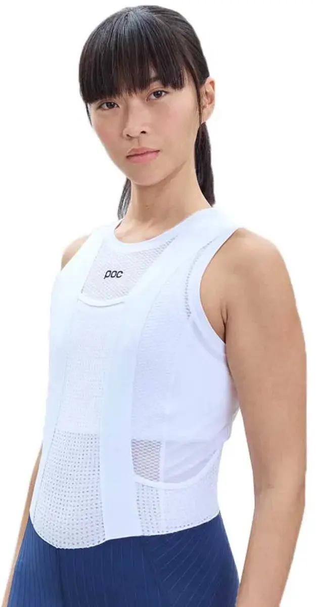 Poc Essential Layer Mouwloos Basislaag Wit M Vrouw