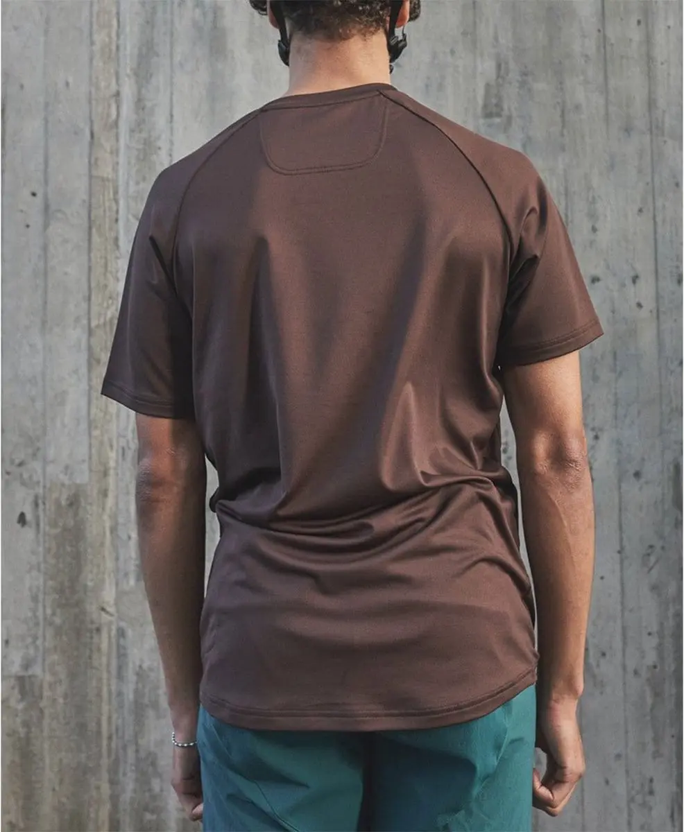 POC Reform Korte Mouw Wielertrui - S - Axinite Brown