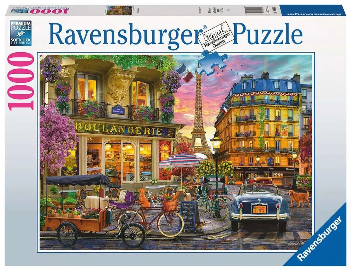 Ravensburger Paris im Morgenrot Puzzel 1000 Stuks - Multicolor