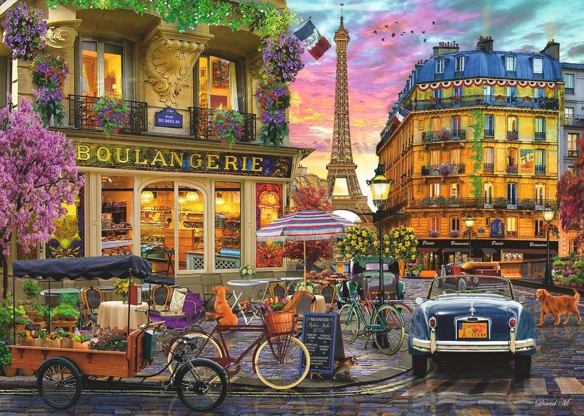 Ravensburger Paris im Morgenrot Puzzel 1000 Stuks - Multicolor