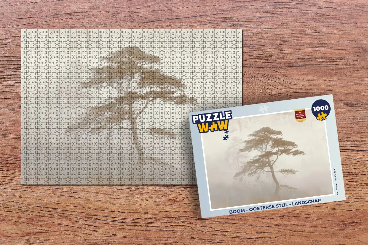 PuzzleWow Boom Landschap Legpuzzel 1000 Stuks