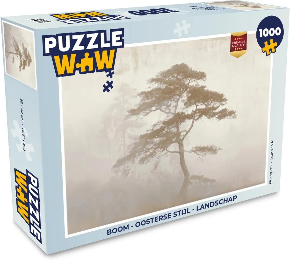 PuzzleWow Boom Landschap Legpuzzel 1000 Stuks