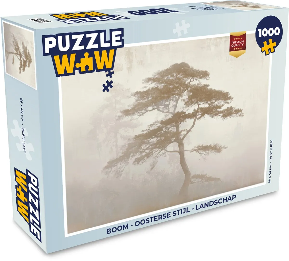 PuzzleWow Boom Landschap Legpuzzel 1000 Stuks