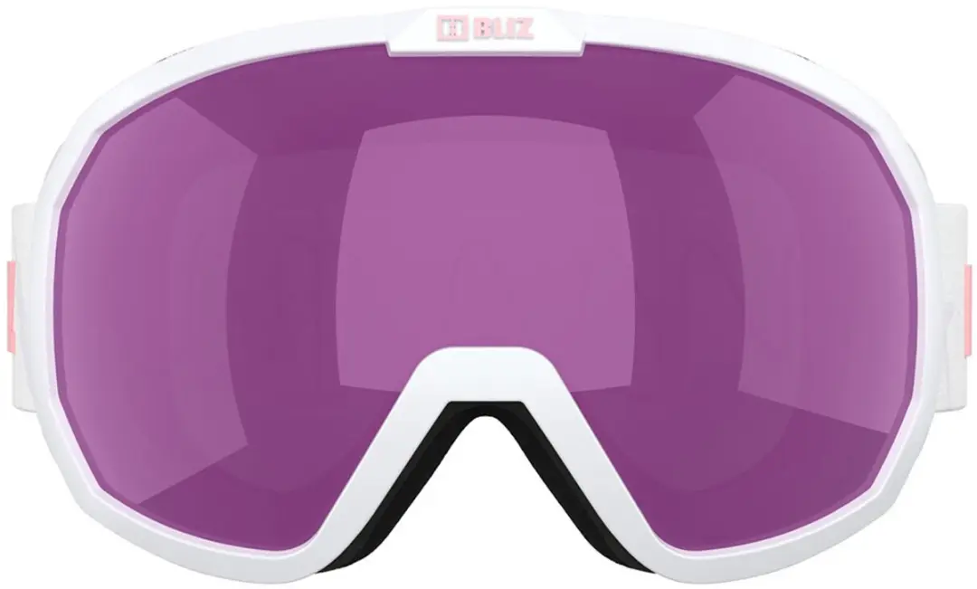 Bliz Charge OTG Skibril - Paars CAT3 - Matt Grey W Blauw Logo