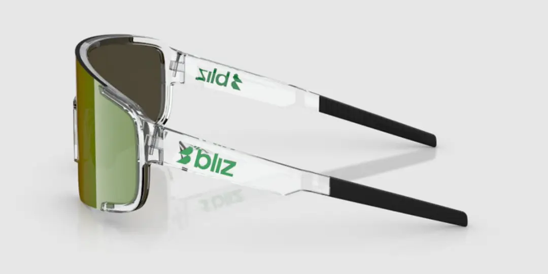 Bliz P003 Fietsbril - Transparent White Green Small - afbeelding 4 van 6