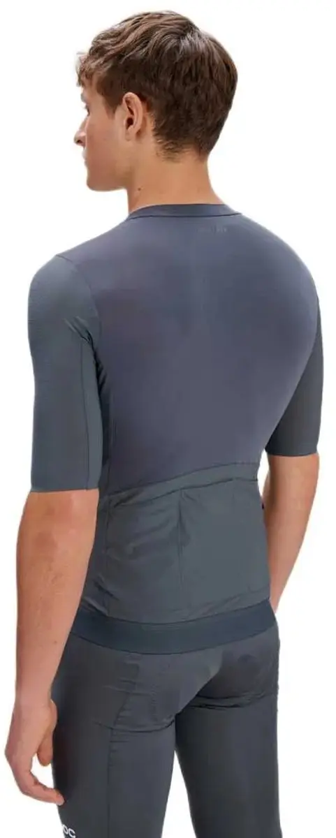 POC Raceday Korte Mouw Wielertrui - L - Sylvanite Grey