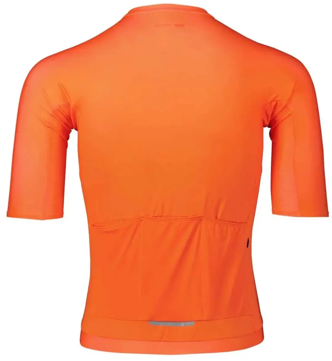 POC Pristine Korte Mouw Wielertrui - S - Zink Orange