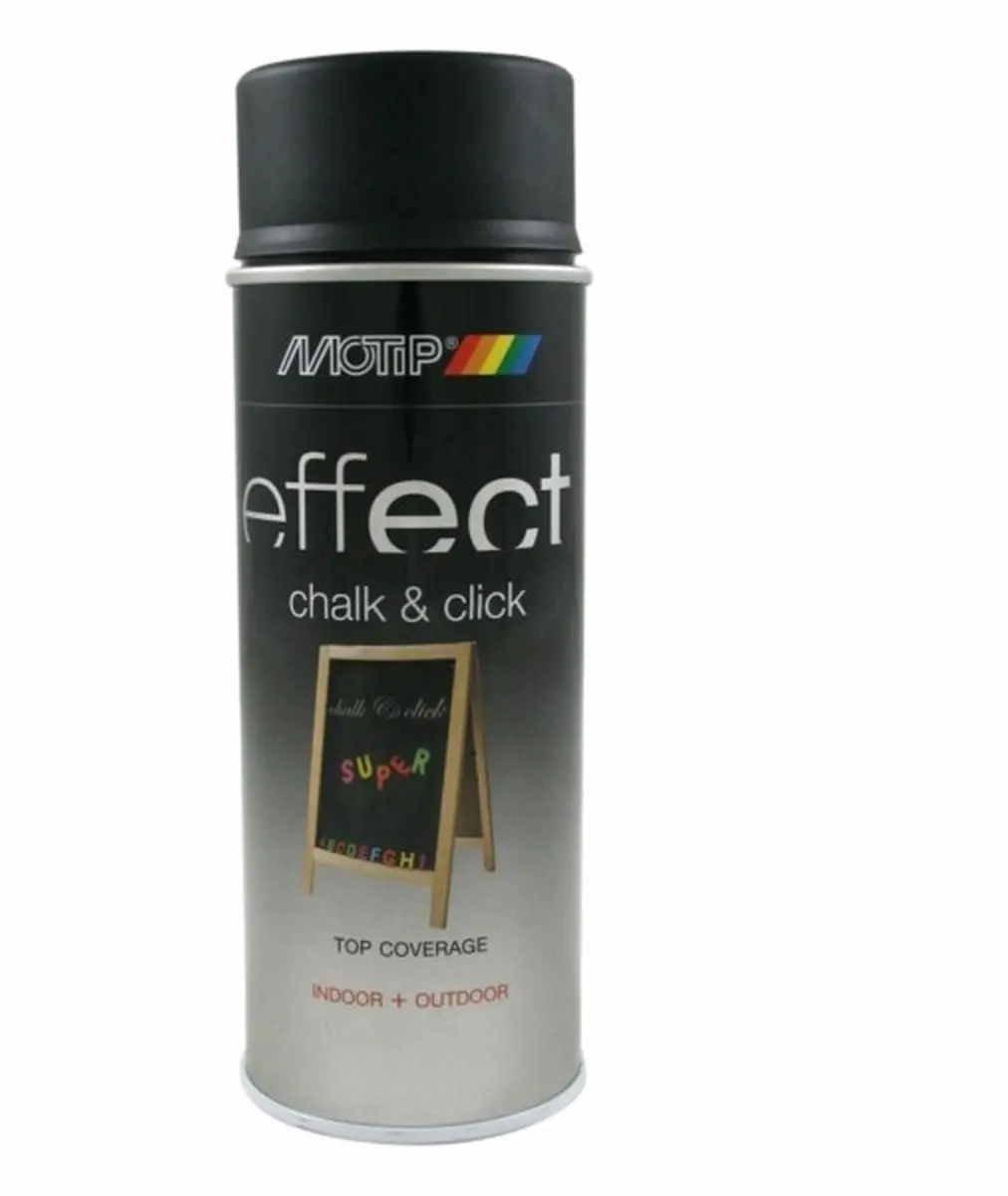 Motip Effect Chalk & Click 400ml - Zwart - afbeelding 3 van 3