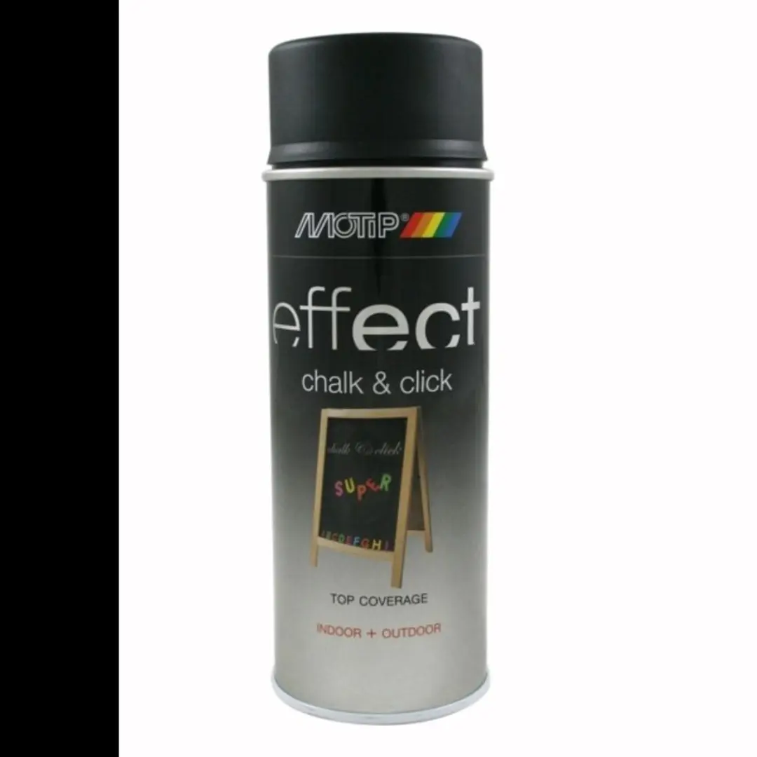 Motip Effect Chalk & Click 400ml - Zwart - afbeelding 2 van 3
