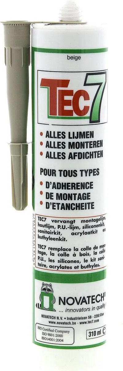 Tec7 Lijm 310ml - Beige
