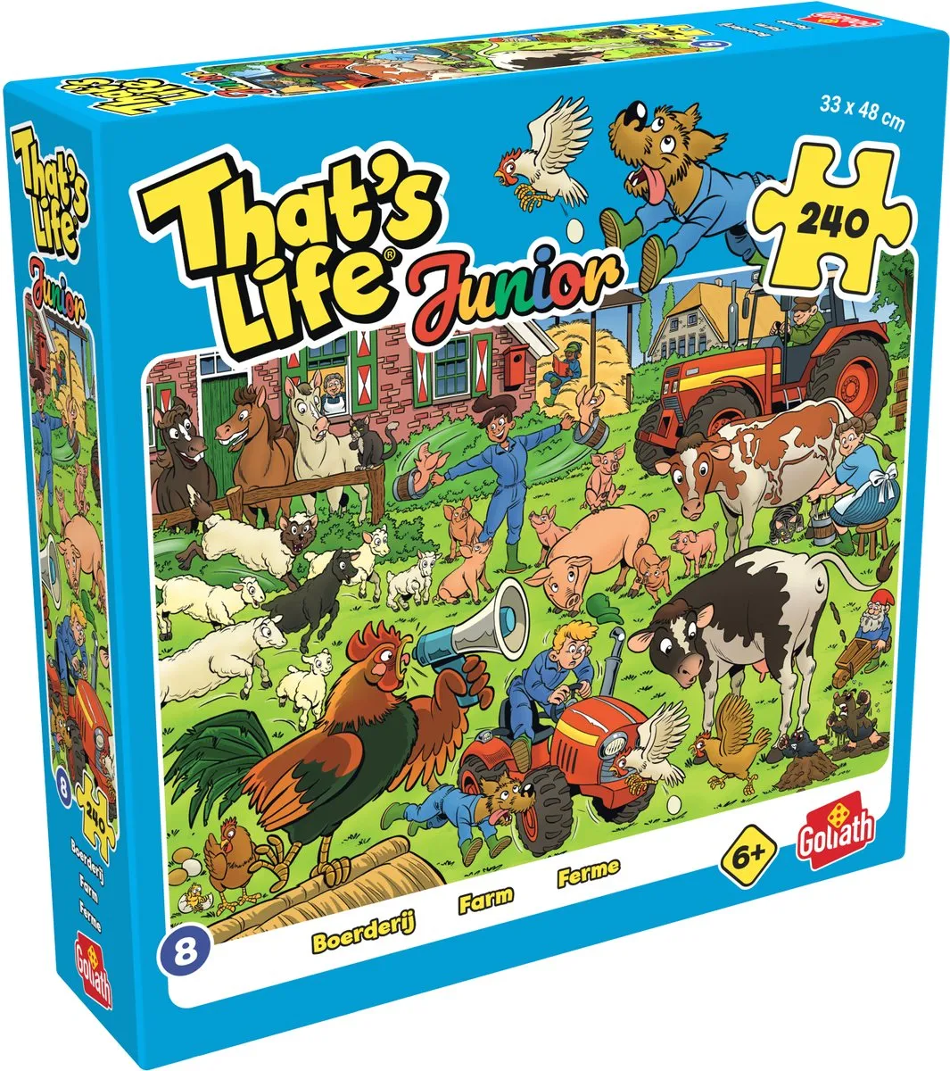 Goliath That's Life Junior Boerderij Puzzel 240 Stuks