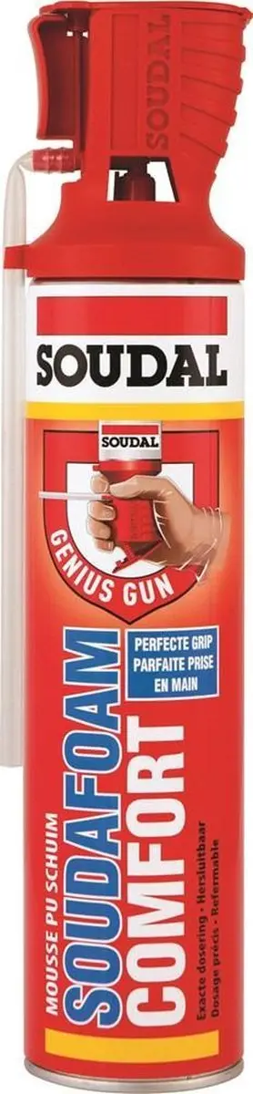 Soudal Soudafoam Comfort Hersluitbaar Genius Gun 600ml