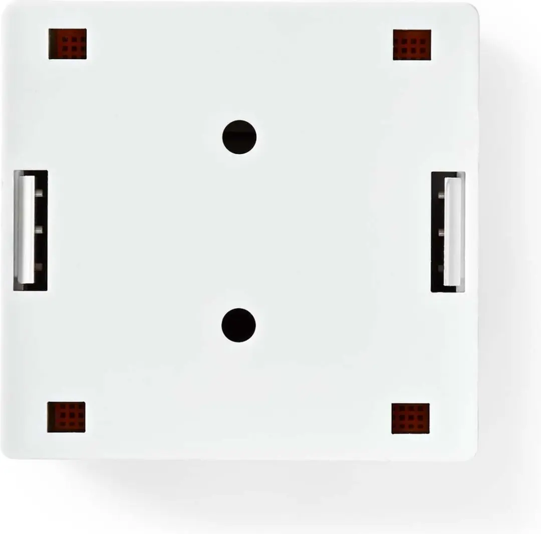 Nedis CAT6 Wanddoos 2 Poorten STP - Wit - afbeelding 3 van 6