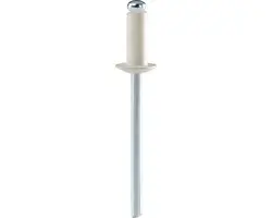 Rapid Blindklinknagels Crème Wit Ø4x10mm - 50 Stuks - afbeelding 4 van 4
