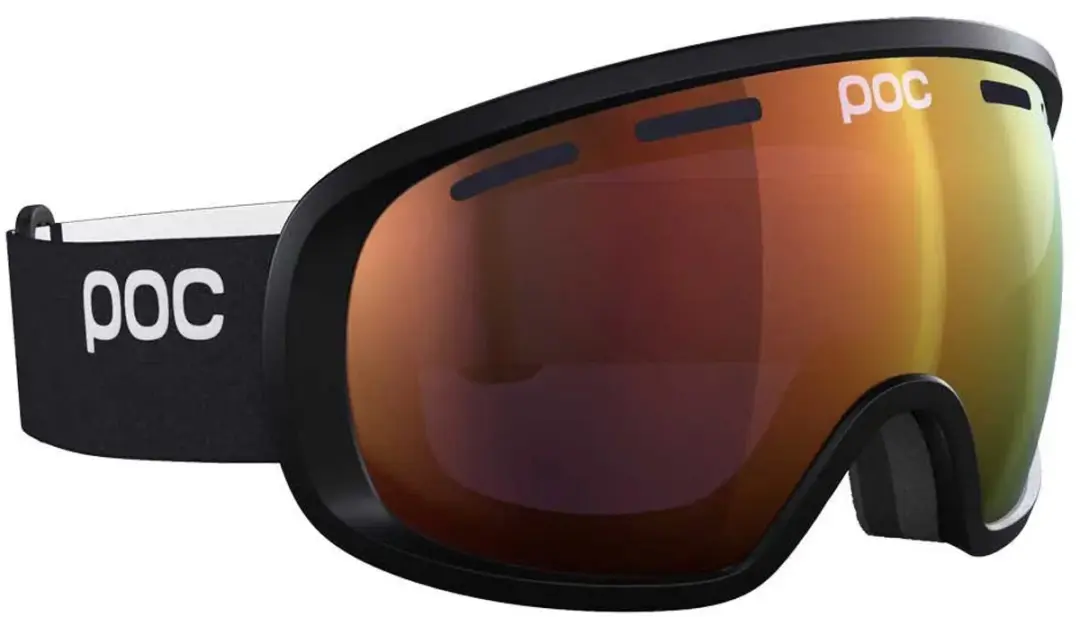 POC Fovea Skibril Senior - Oranje lens - Zwart