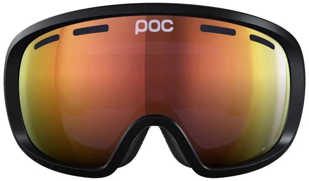 POC Fovea Skibril Senior - Oranje lens - Zwart - afbeelding 6 van 6