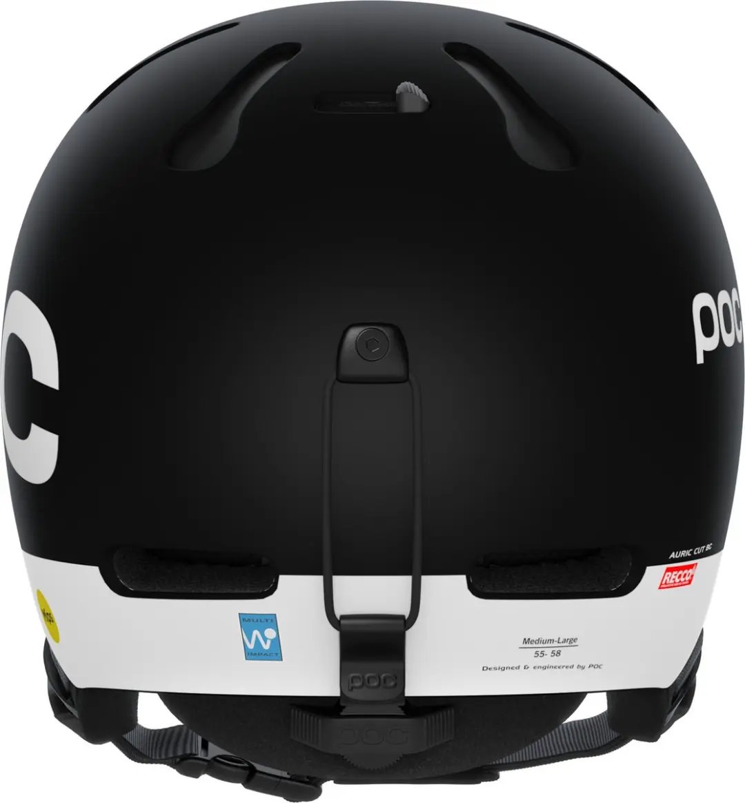 POC Auric Cut BC MIPS Skihelm - XL - Mat Zwart