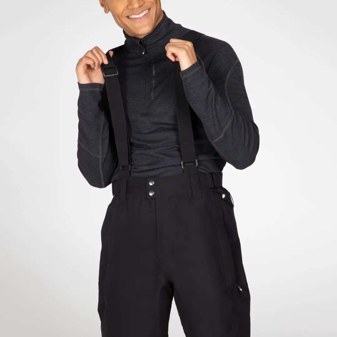 Protest Owens Skibroek Heren True Black - Waterafstotend 10K