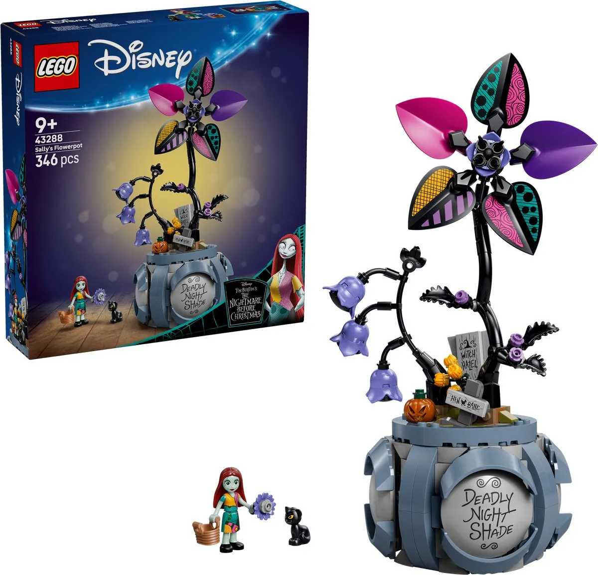 LEGO Disney Sally's Bloempot 43288 - 346 Stukken - Multicolor