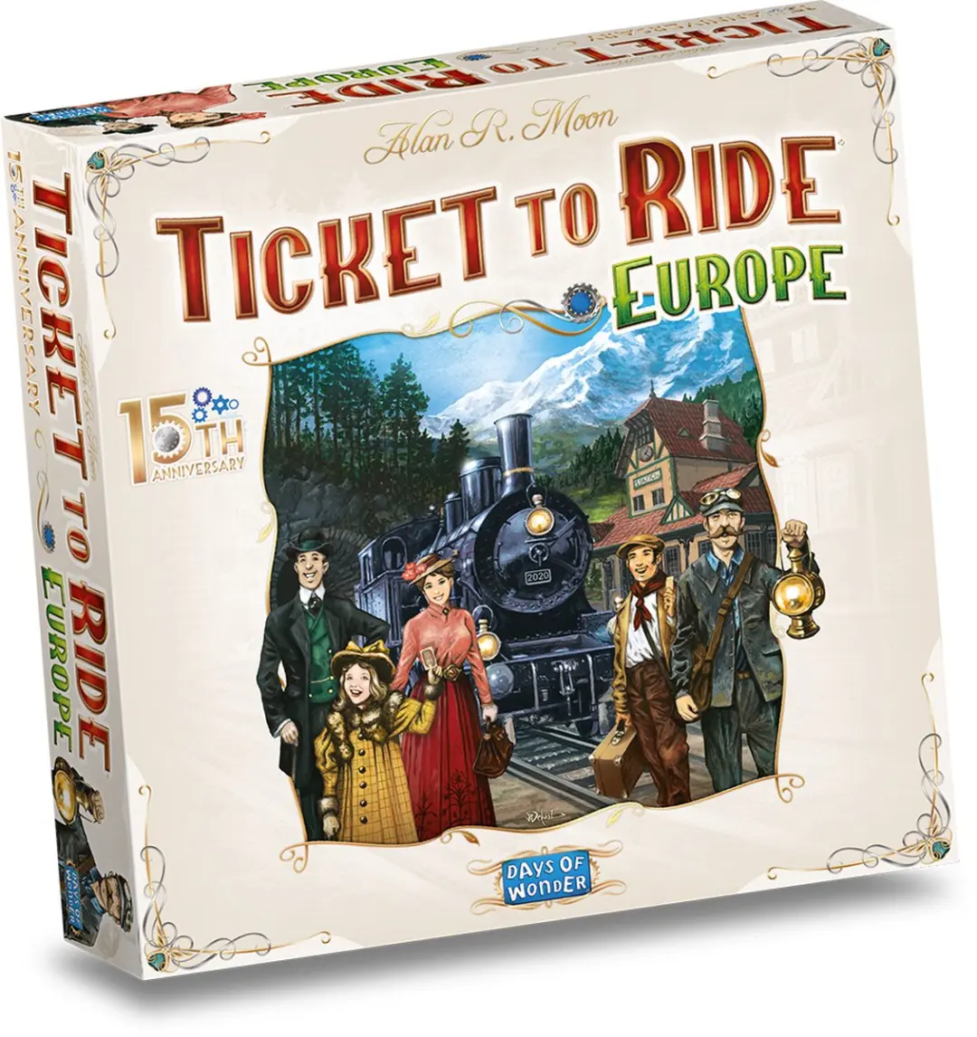 Days of Wonder Ticket to Ride Europe 15th Anniversary Bordspel