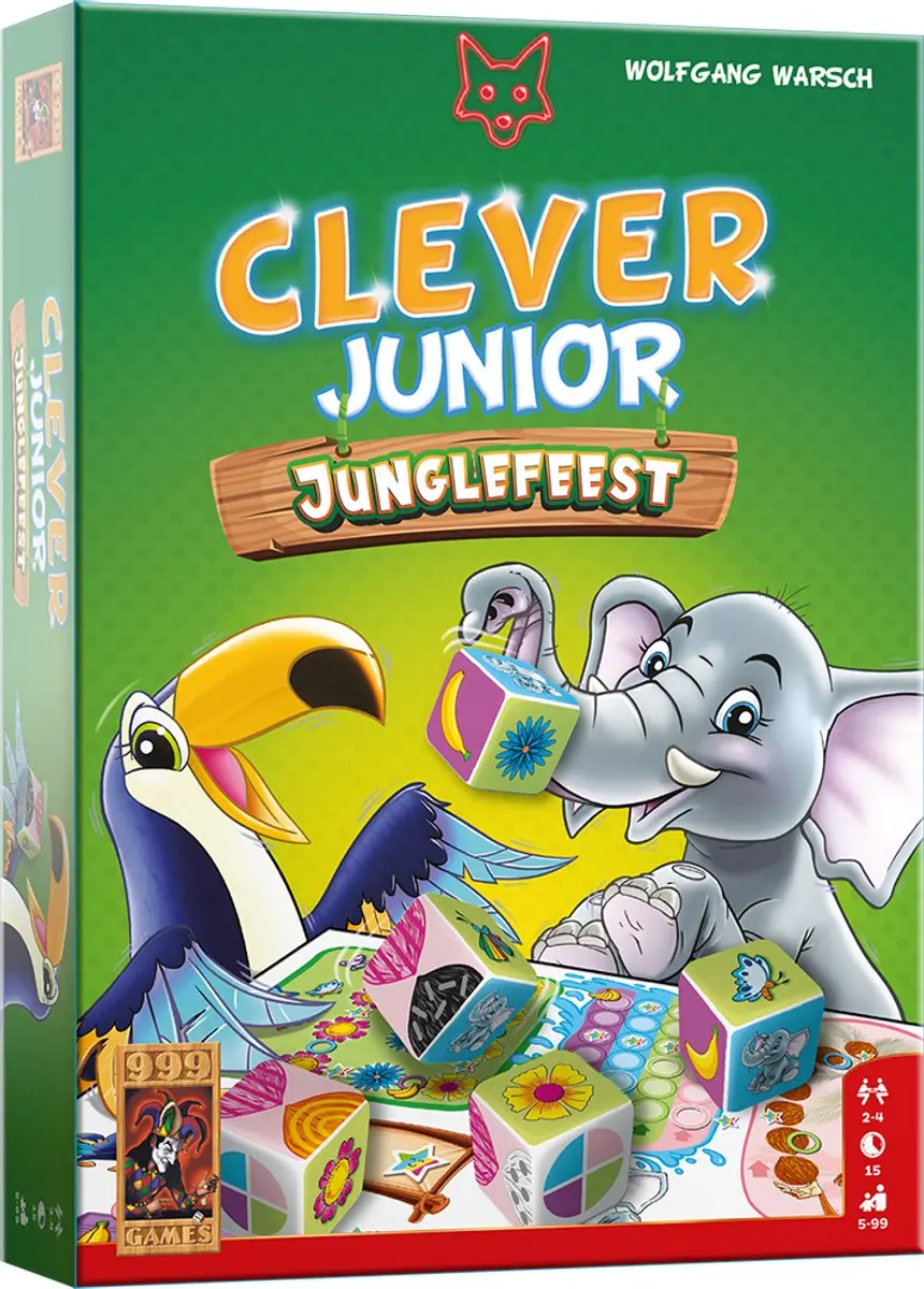 999 Games Clever Junior Junglefeest Strategiespel