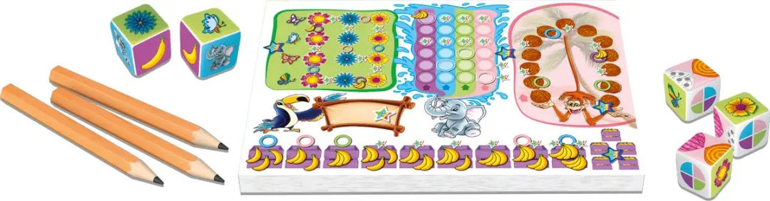 999 Games Clever Junior Junglefeest Strategiespel - 1x MPN 999-CLE15 - Multicolor