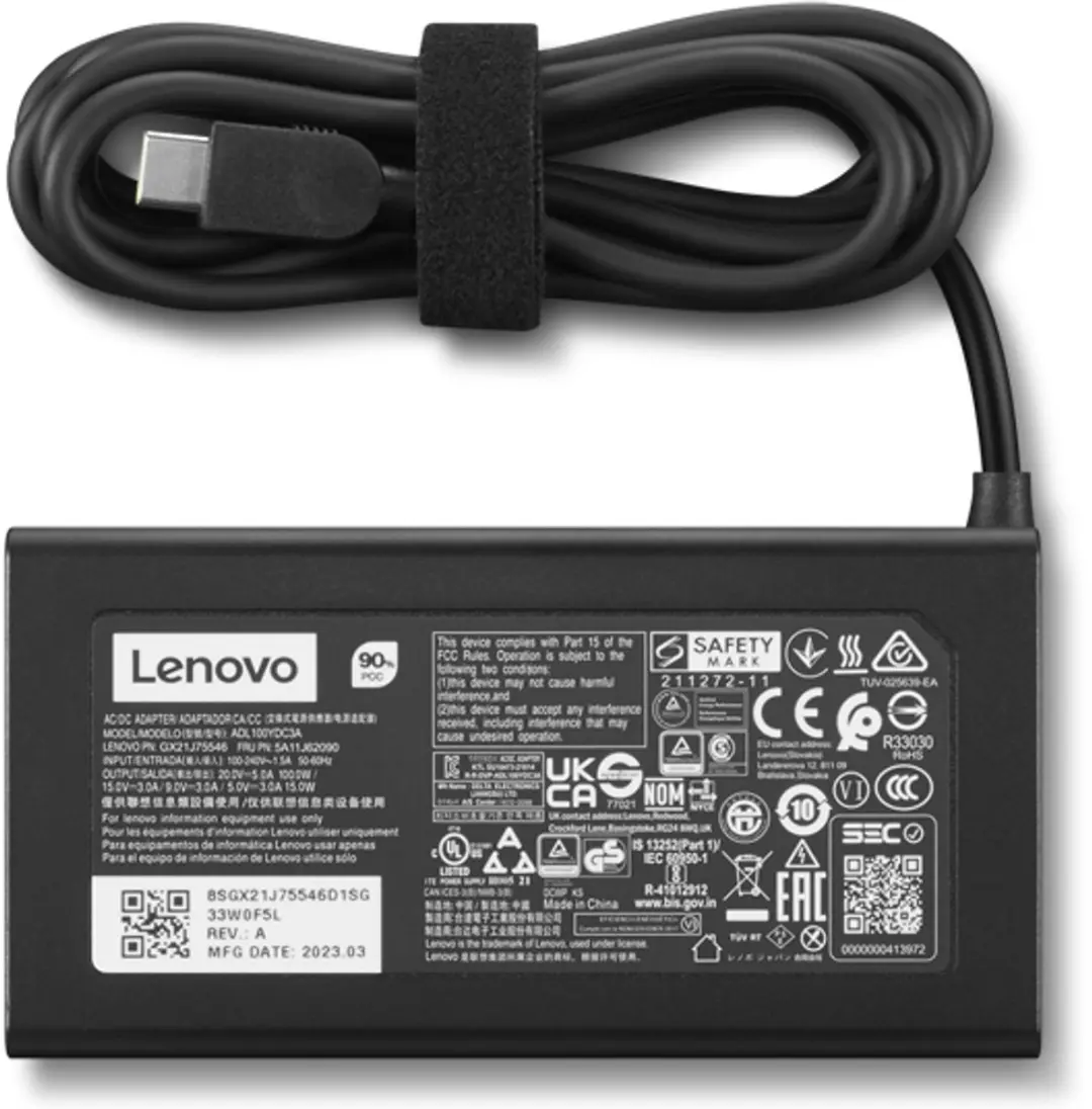 Lenovo GX21V43585 Netvoeding & Inverter 100W - Zwart