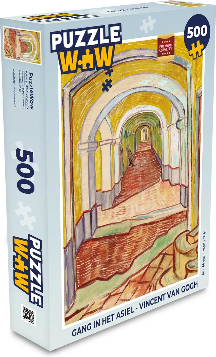 PuzzleWow Vincent van Gogh Legpuzzel 500 Stuks - Multicolor