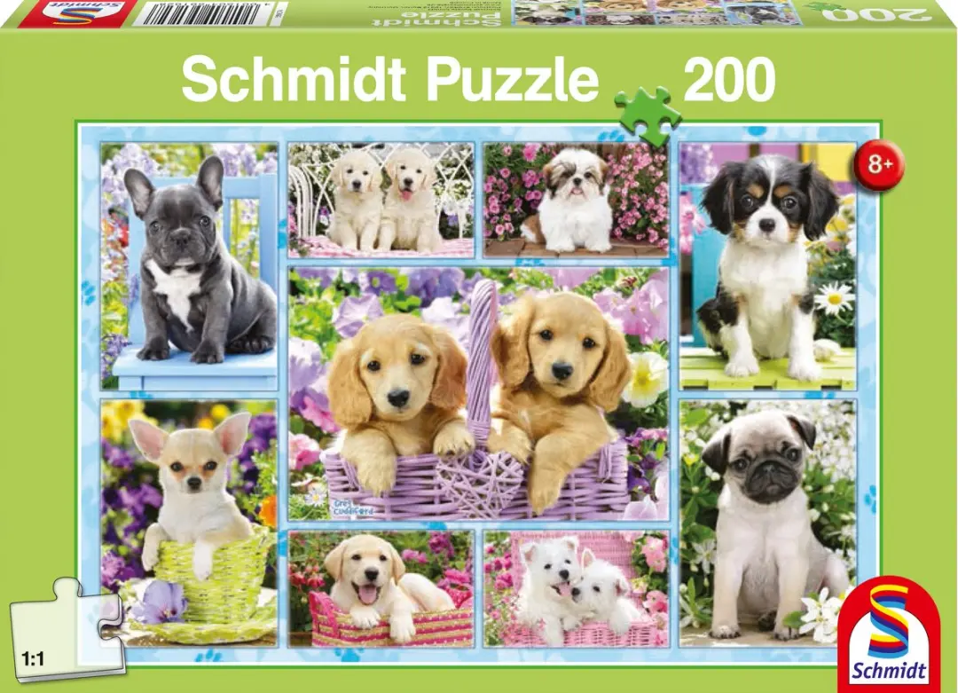 Schmidt Spiele Puppies Junior Legpuzzel 200 Stuks