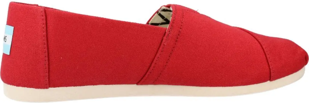 TOMS RED RECYCLED COTTON CANVAS Rood 43 EU