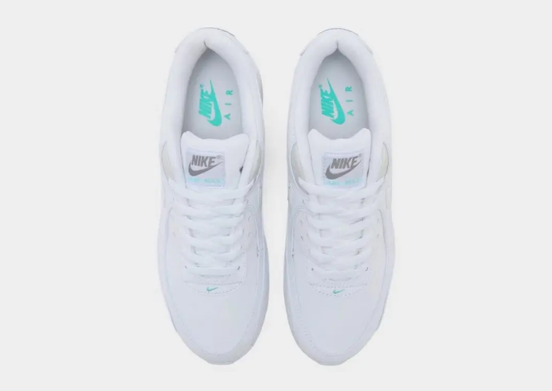 Nike Air Max 90 Sneakers - Wit/Hyper Turquoise