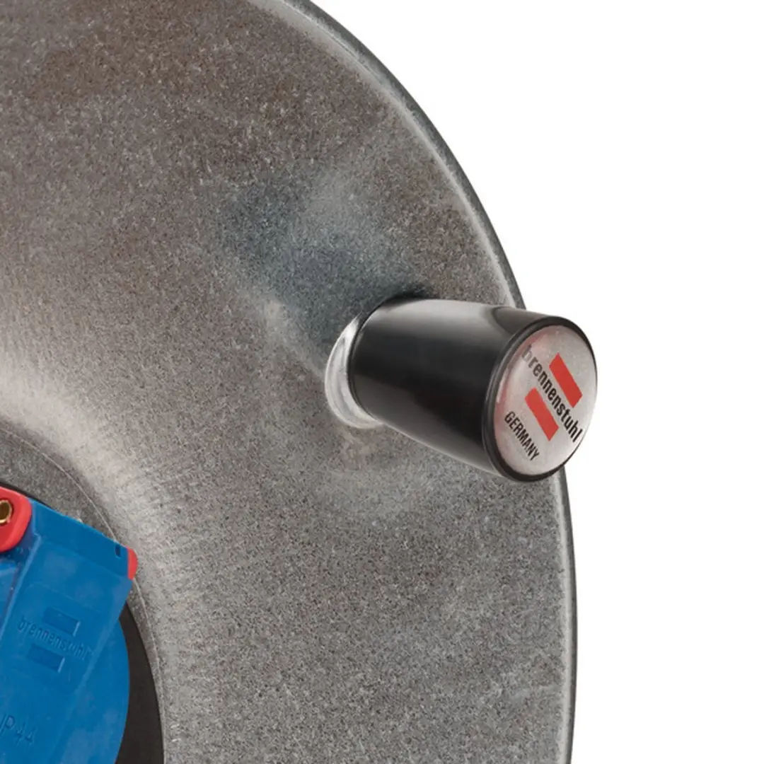 Brennenstuhl Garant S IP44 Kabelhaspel 50m - 3 Stopcontacten - Zilver