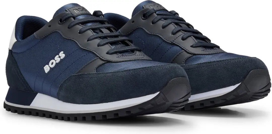 BOSS Parkour-l Runn Sneakers - Blauw - Maat 44