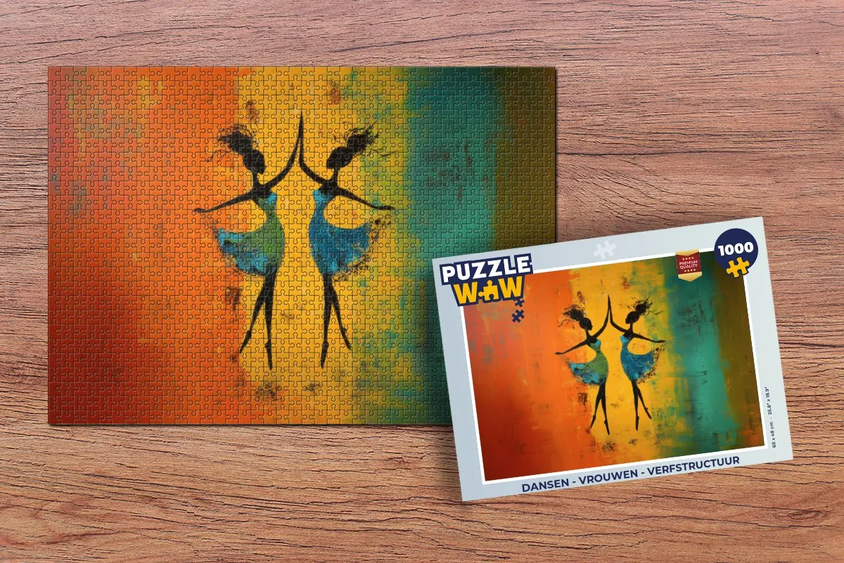 PuzzleWow Dansen - Vrouwen Legpuzzel 1000 Stuks