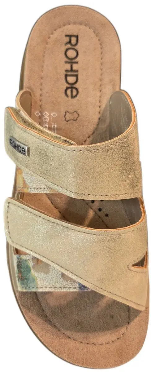 Rohde Slipper Dames 1302-14 Slides - Maat 42 - Beige - afbeelding 2 van 5