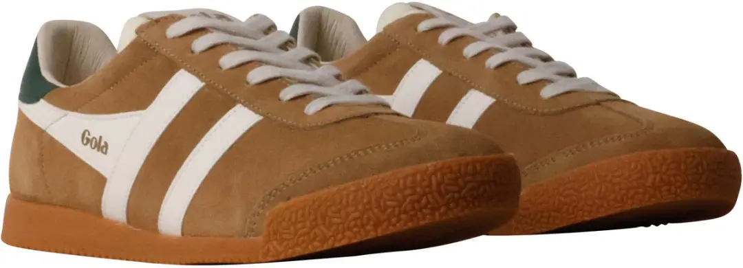 Gola Elan CLB538 Dames Schoenen - 38 - Brown Sugar/Off White/Evergreen