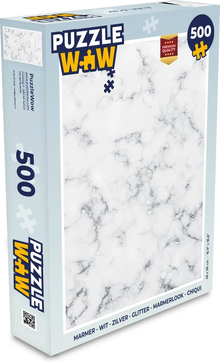 PuzzleWow Marmerlook Legpuzzel 500 Stuks - MPN 7450153810699