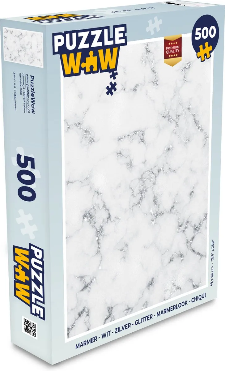 PuzzleWow Marmerlook Legpuzzel 500 Stuks - MPN 7450153810699