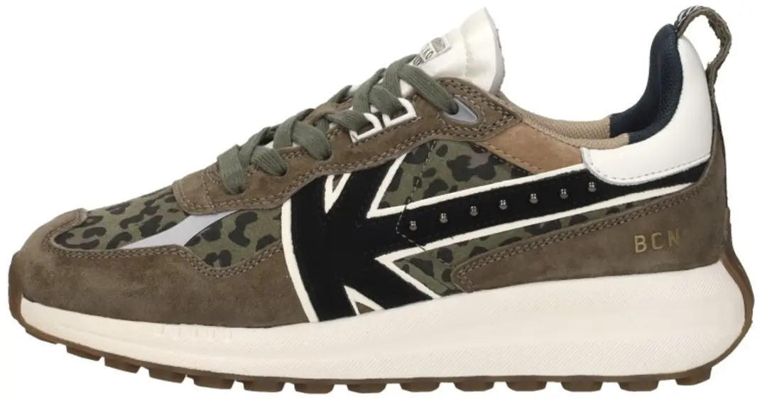 Kaotiko Detroit Glam Sneakers Dames - Bruin - 39 - afbeelding 2 van 6